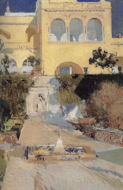 Joaquin Sorolla The Royal Palace in the afternoon Spain oil painting art